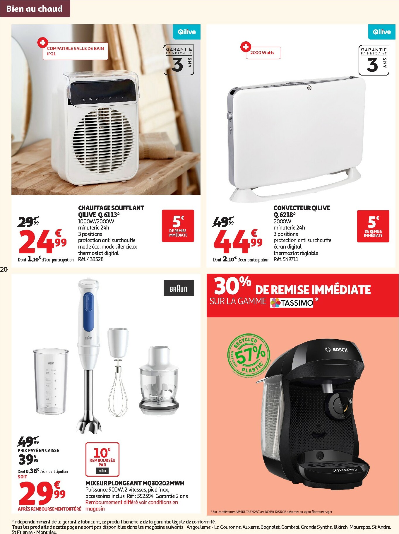 auchan - Catalogue Auchan - Bien au chaud : une couette à ce prix, c'est le rêve valable du 21/10 au 02/11 - page: 21
