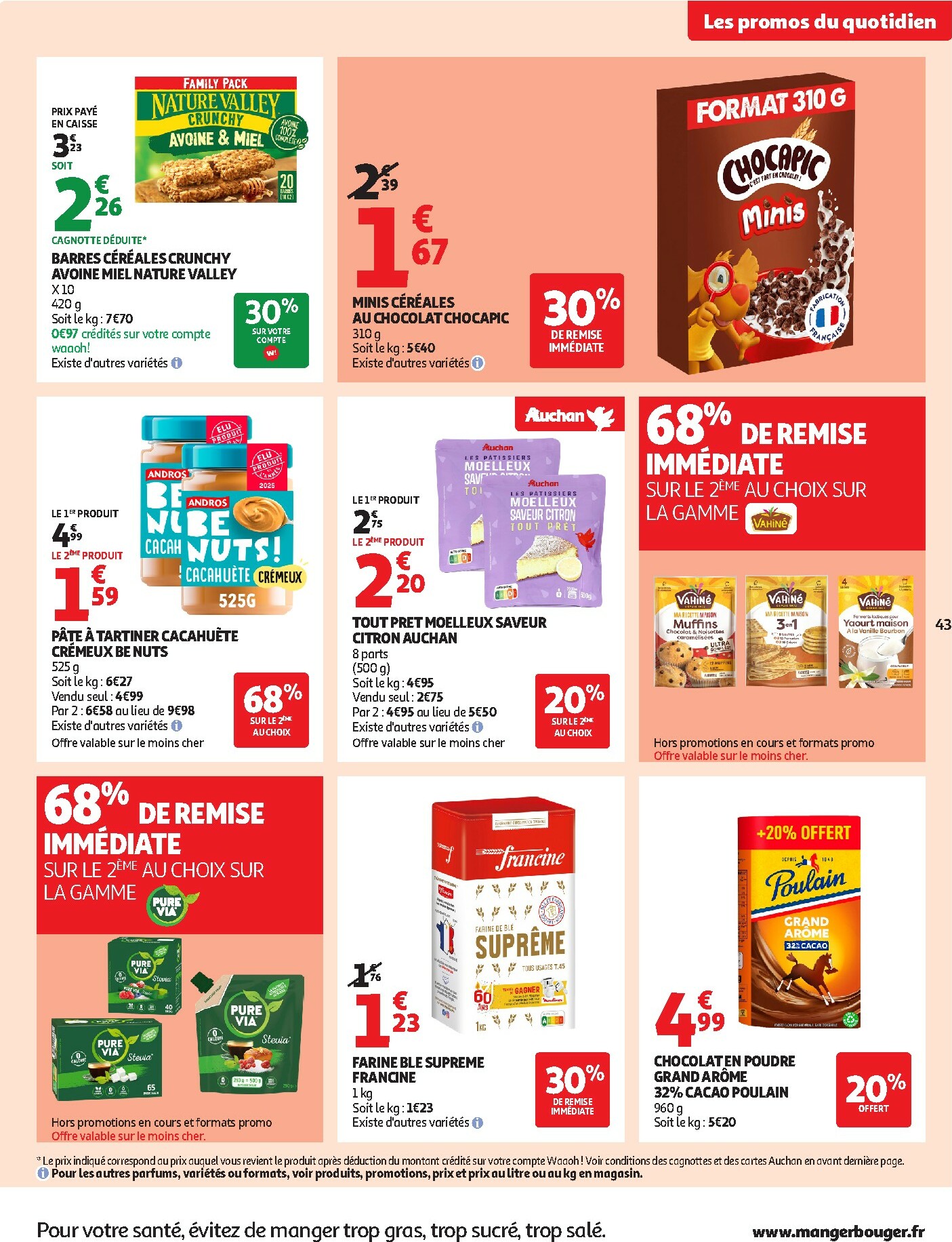 auchan - Catalogue Auchan - Bien au chaud : une couette à ce prix, c'est le rêve valable du 21/10 au 02/11 - page: 44