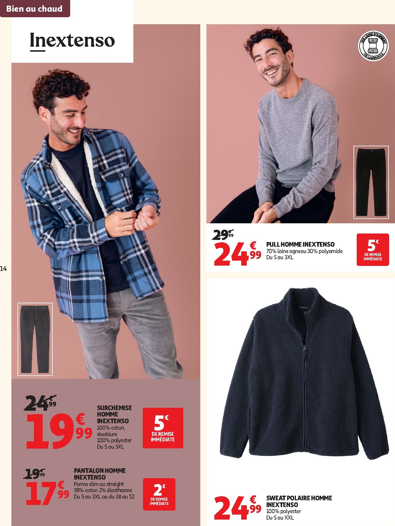 auchan - Catalogue Auchan - Bien au chaud : une couette à ce prix, c'est le rêve valable du 21/10 au 02/11 - page: 14