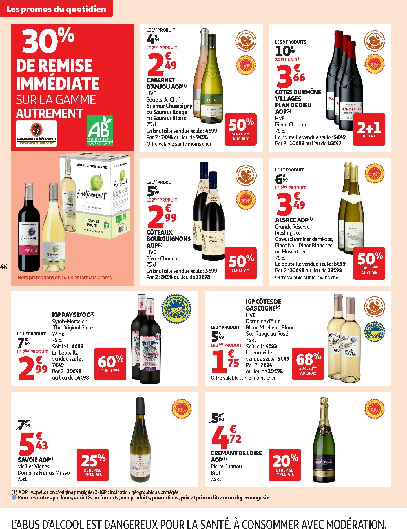 auchan - Catalogue Auchan - Bien au chaud : une couette à ce prix, c'est le rêve valable du 21/10 au 02/11 - page: 47