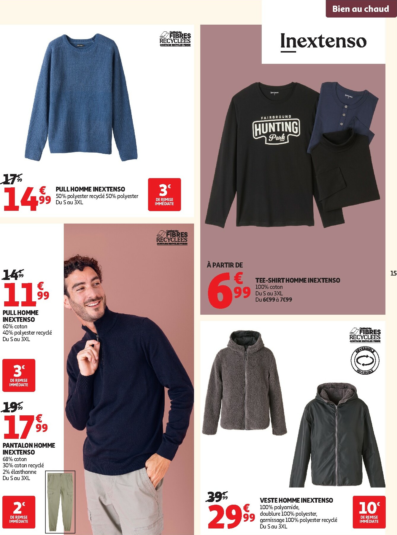 auchan - Catalogue Auchan - Bien au chaud : une couette à ce prix, c'est le rêve valable du 21/10 au 02/11 - page: 15