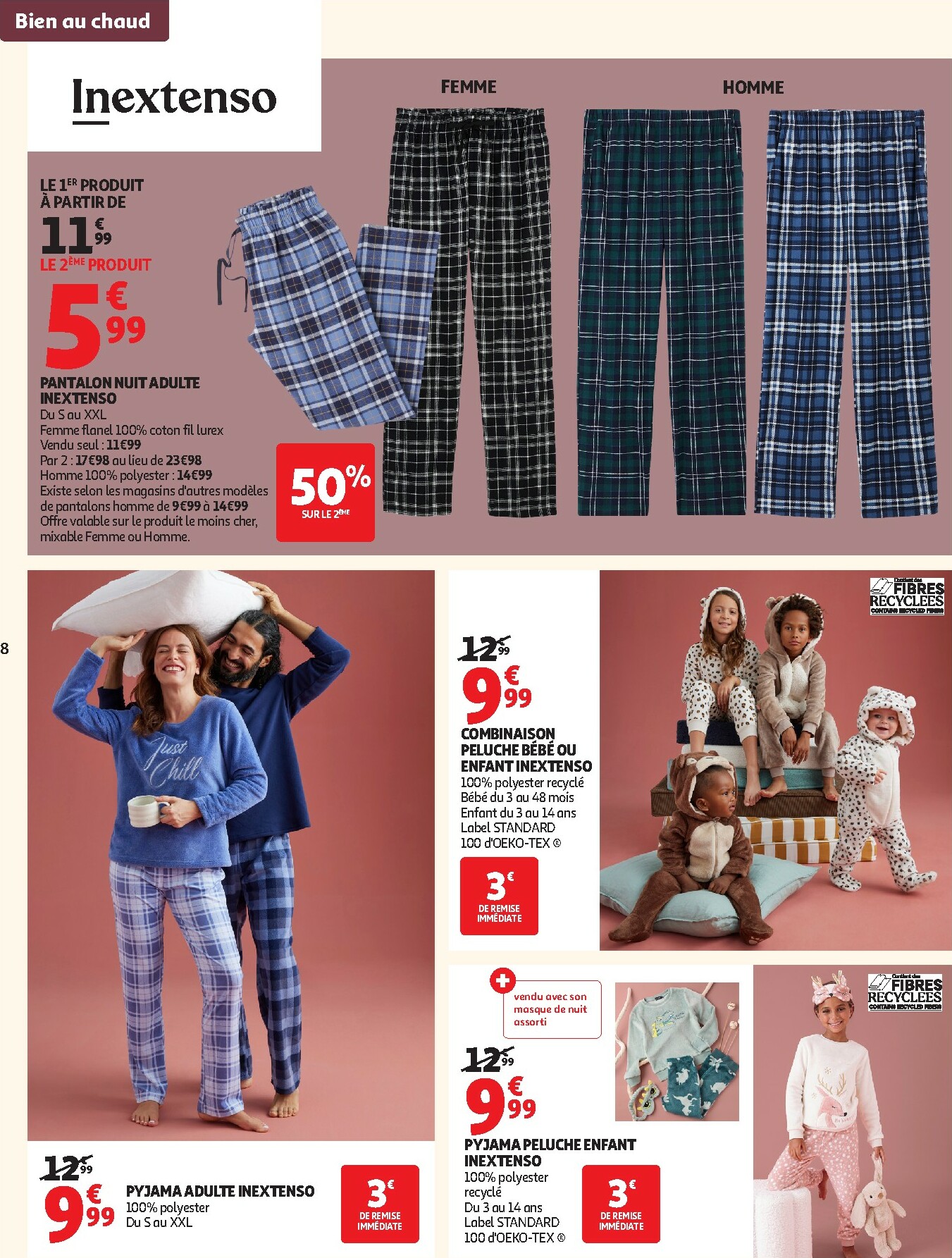 auchan - Catalogue Auchan - Bien au chaud : une couette à ce prix, c'est le rêve valable du 21/10 au 02/11 - page: 8