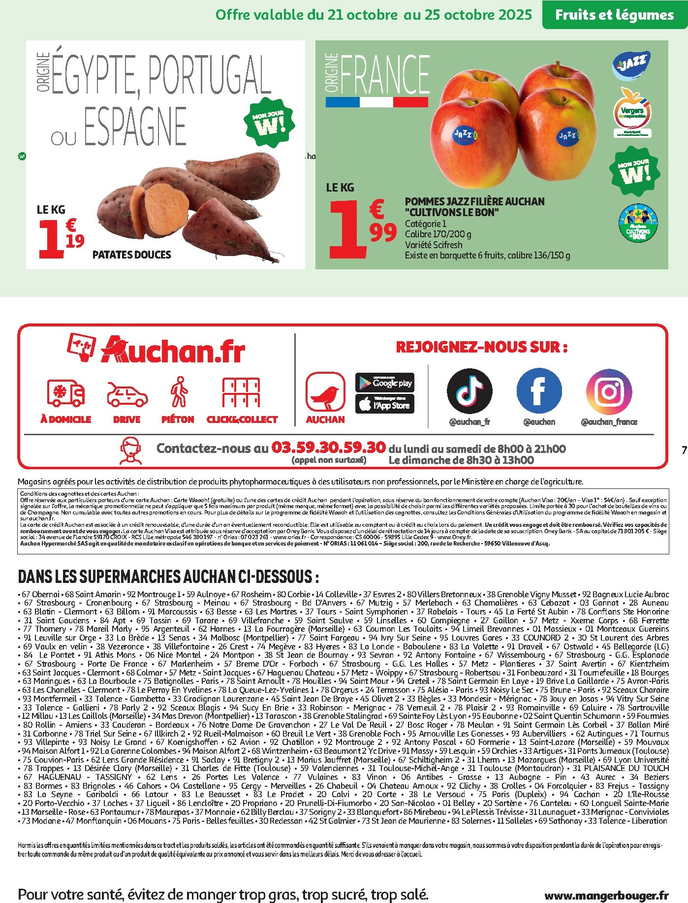 auchan - Catalogue Auchan Supermarché - Le frais, le bon moins cher valable du 21/10 au 02/11 - page: 7