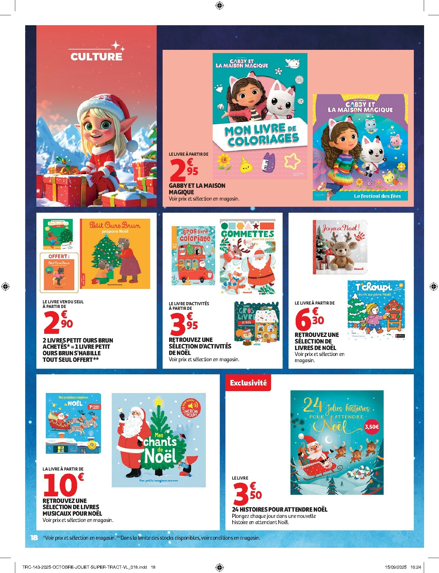 auchan - Catalogue Auchan Supermarché - La fabuleuse mission de Noël dans votre super valable du 28/10 au 07/12 - page: 18