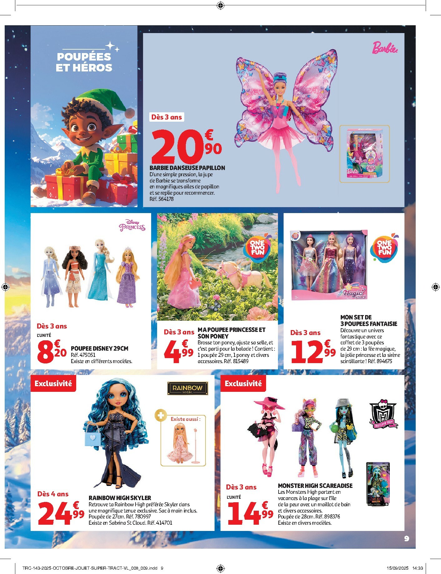 auchan - Catalogue Auchan Supermarché - La fabuleuse mission de Noël dans votre super valable du 28/10 au 07/12 - page: 9