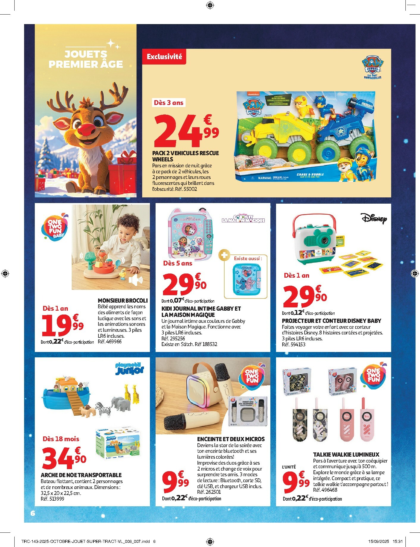 auchan - Catalogue Auchan Supermarché - La fabuleuse mission de Noël dans votre super valable du 28/10 au 07/12 - page: 6