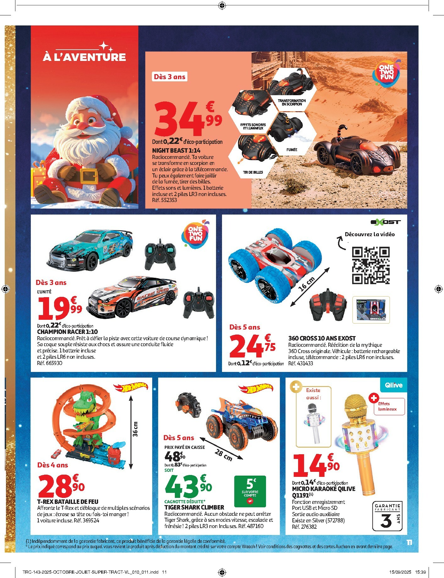 auchan - Catalogue Auchan Supermarché - La fabuleuse mission de Noël dans votre super valable du 28/10 au 07/12 - page: 11