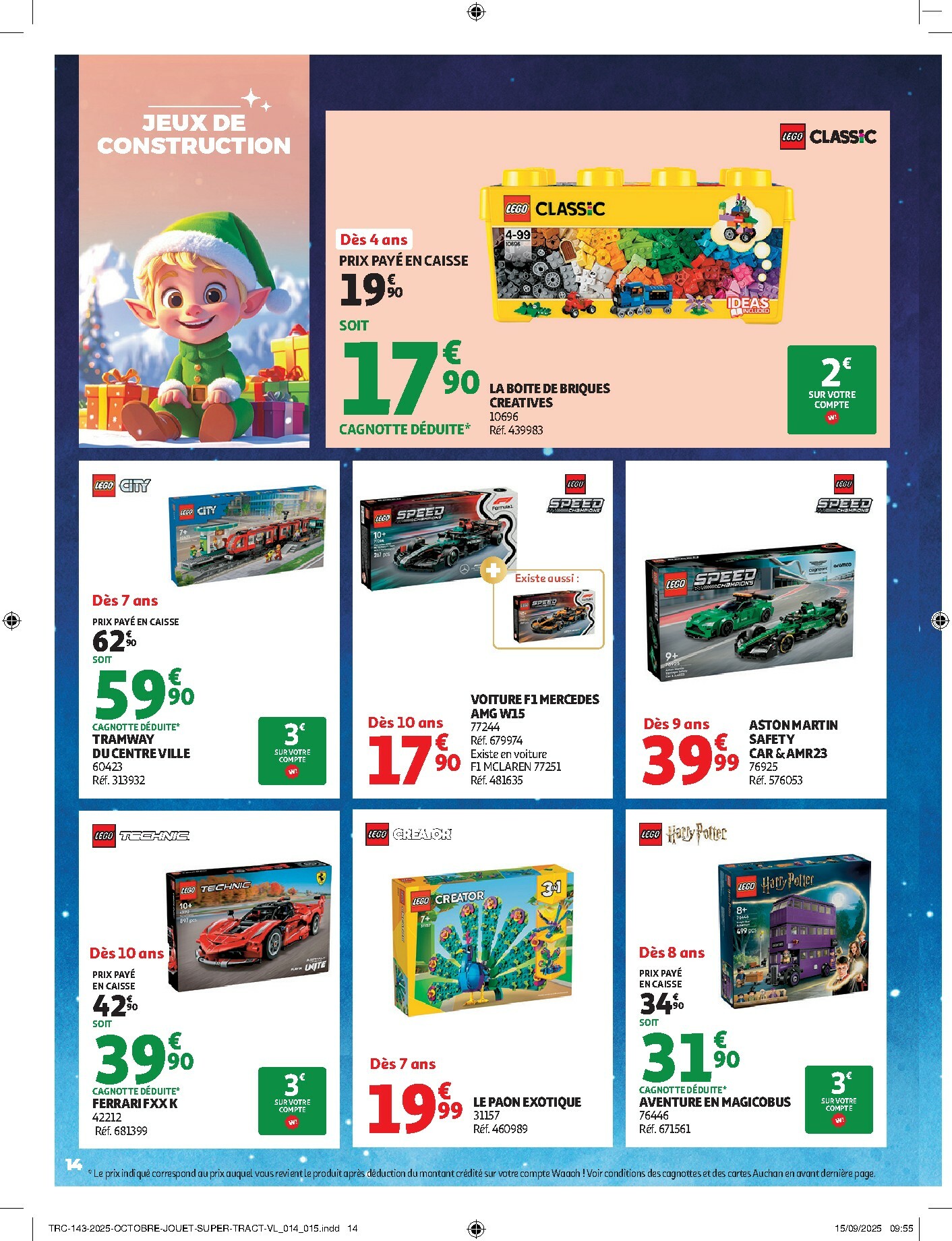 auchan - Catalogue Auchan Supermarché - La fabuleuse mission de Noël dans votre super valable du 28/10 au 07/12 - page: 14