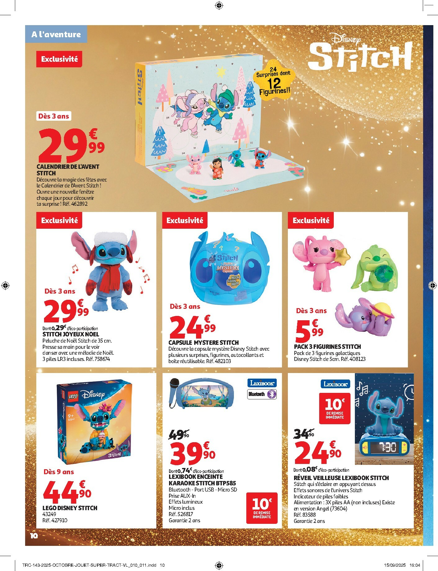 auchan - Catalogue Auchan Supermarché - La fabuleuse mission de Noël dans votre super valable du 28/10 au 07/12 - page: 10