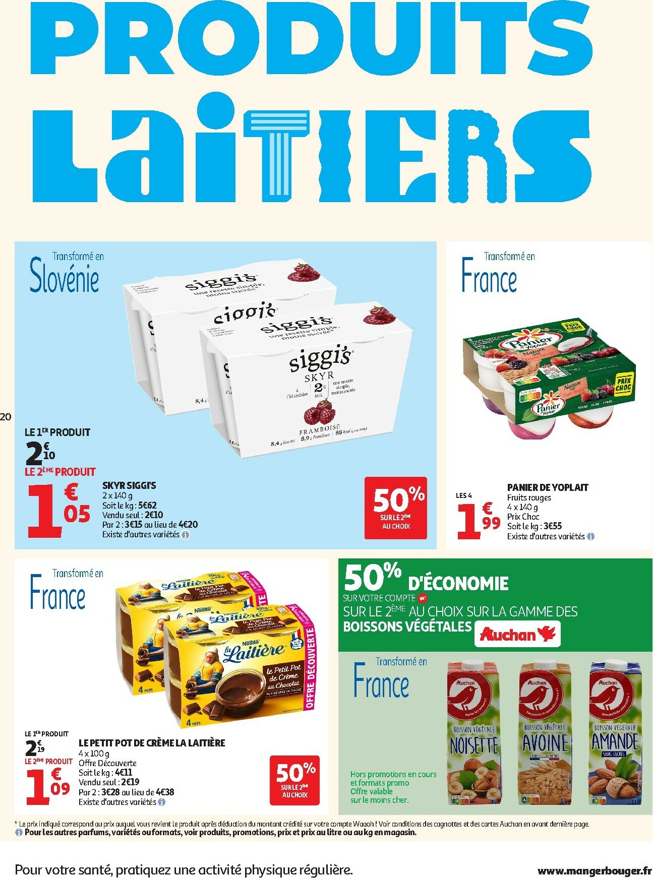 auchan - Catalogue Auchan Supermarché - C'est parti pour les 25 JOURS AUCHAN dans votre super valable du 28/10 au 08/11 - page: 20