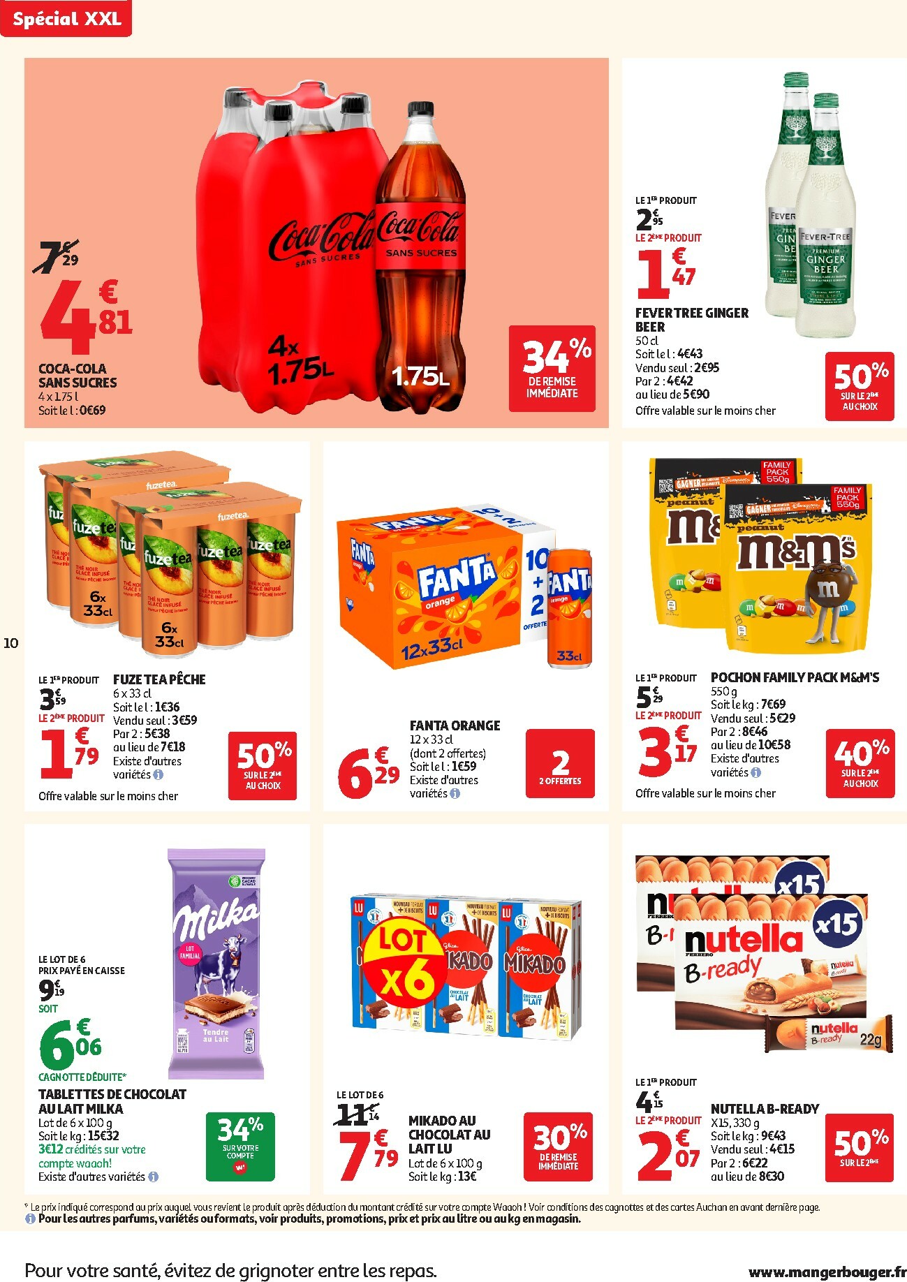 auchan - Catalogue Auchan Supermarché - C'est parti pour les 25 JOURS AUCHAN dans votre super valable du 28/10 au 08/11 - page: 10