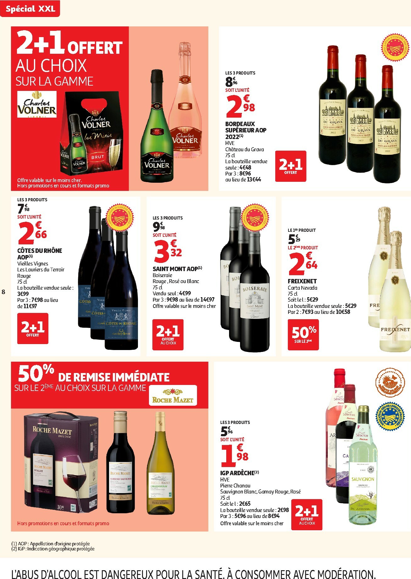 auchan - Catalogue Auchan Supermarché - C'est parti pour les 25 JOURS AUCHAN dans votre super valable du 28/10 au 08/11 - page: 8