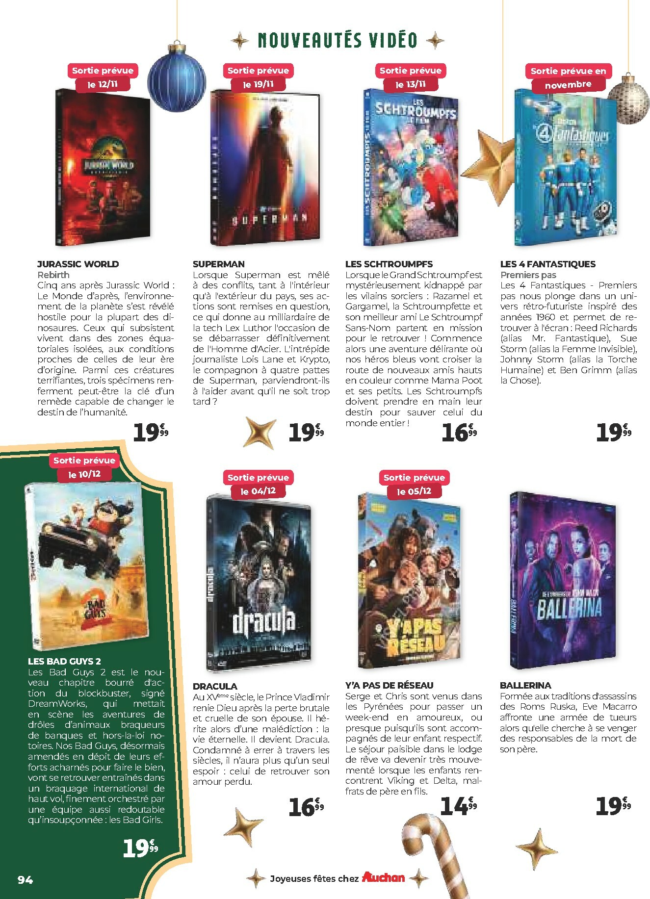 auchan - Catalogue Auchan - Un Noël d'histoires et d'émotions valable du 05/11 au 24/12 - page: 94