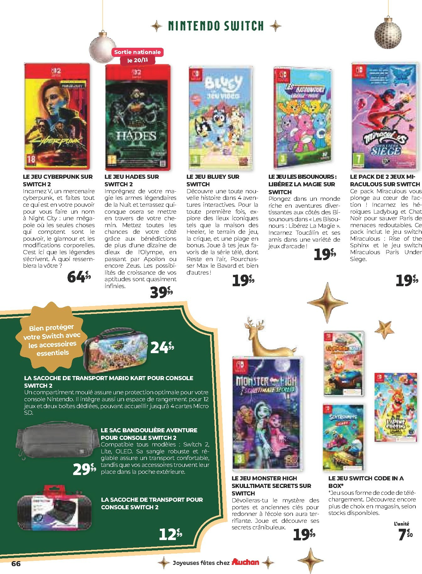 auchan - Catalogue Auchan - Un Noël d'histoires et d'émotions valable du 05/11 au 24/12 - page: 66