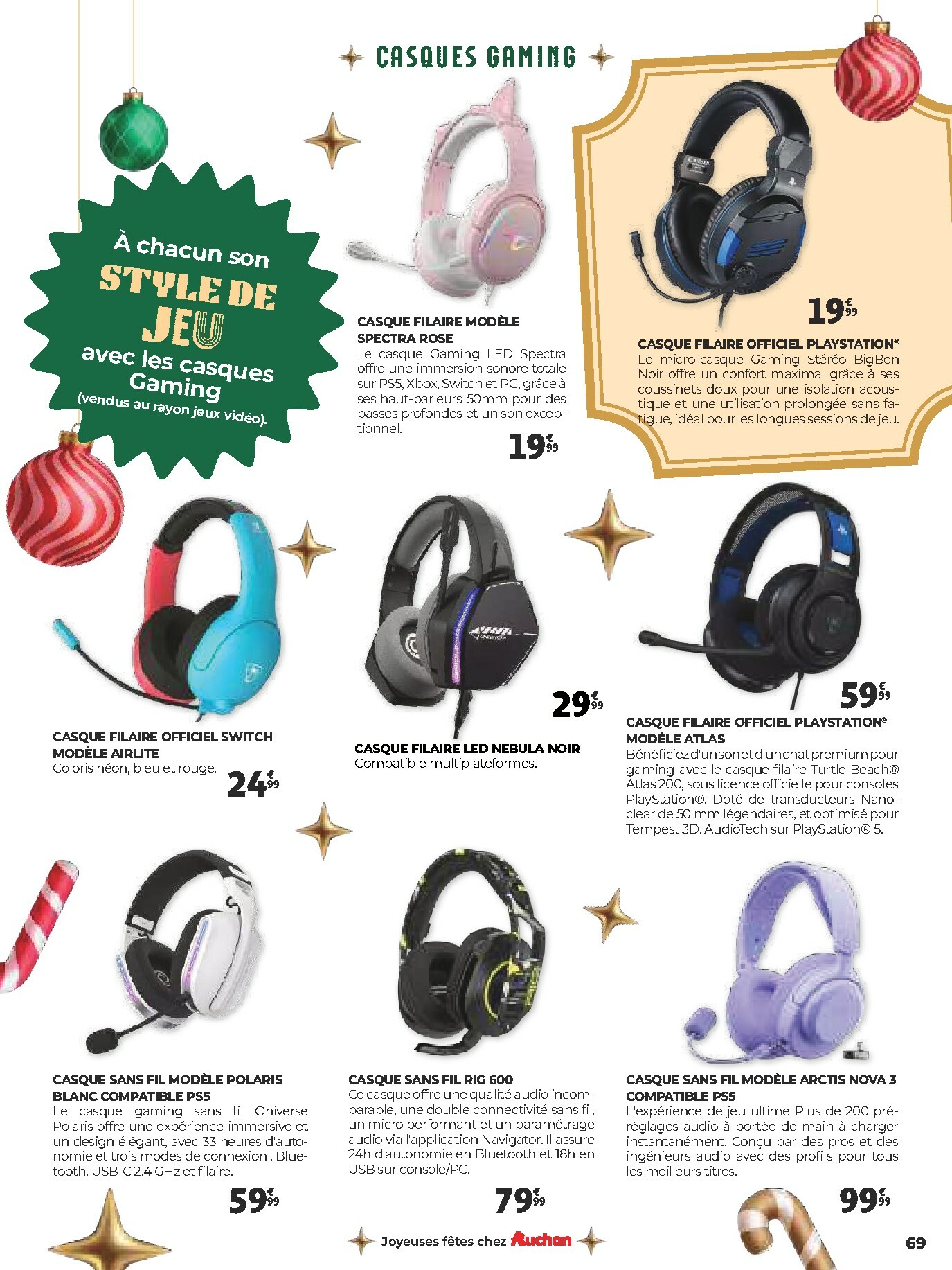 auchan - Catalogue Auchan - Un Noël d'histoires et d'émotions valable du 05/11 au 24/12 - page: 69