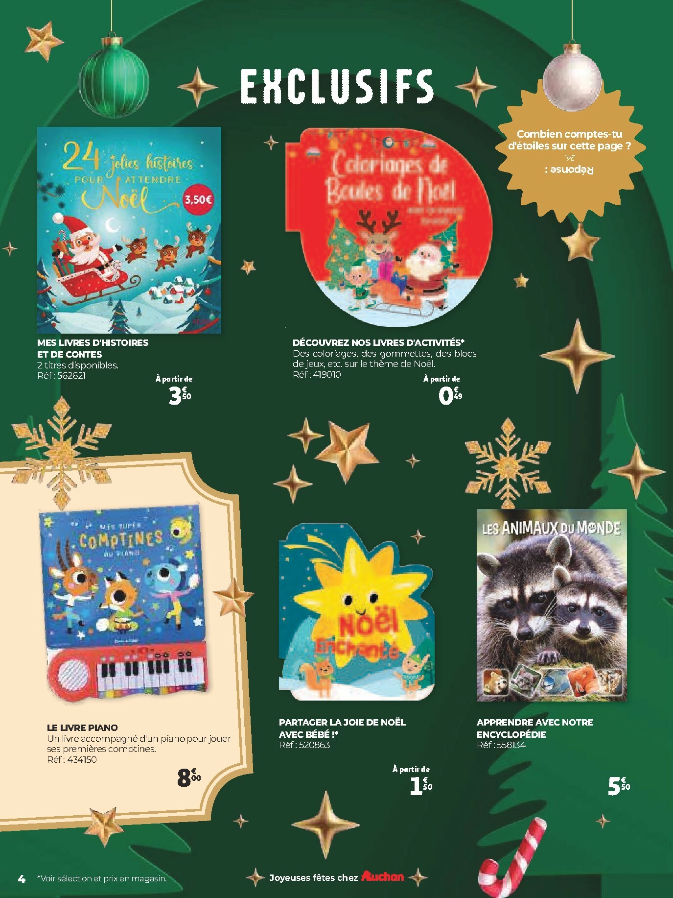 auchan - Catalogue Auchan - Un Noël d'histoires et d'émotions valable du 05/11 au 24/12 - page: 4