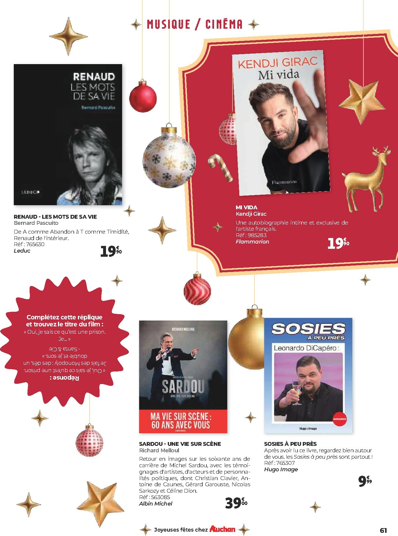 auchan - Catalogue Auchan - Un Noël d'histoires et d'émotions valable du 05/11 au 24/12 - page: 61