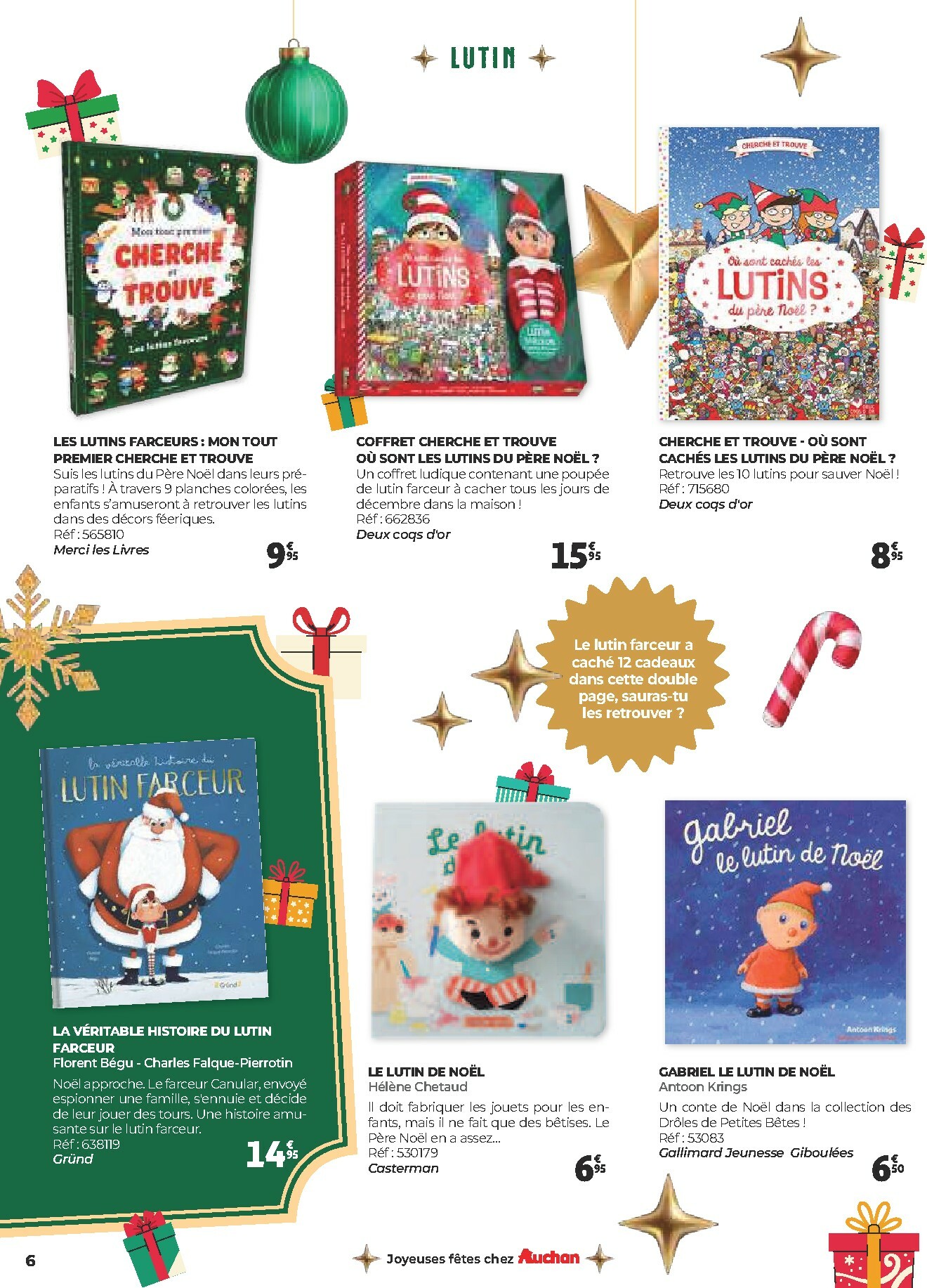 auchan - Catalogue Auchan - Un Noël d'histoires et d'émotions valable du 05/11 au 24/12 - page: 6