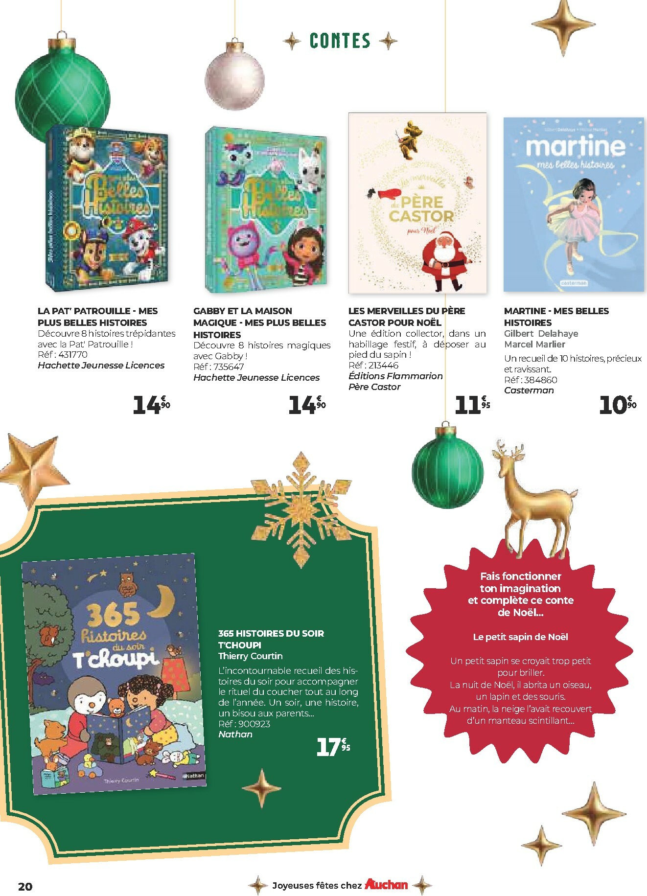 auchan - Catalogue Auchan - Un Noël d'histoires et d'émotions valable du 05/11 au 24/12 - page: 20