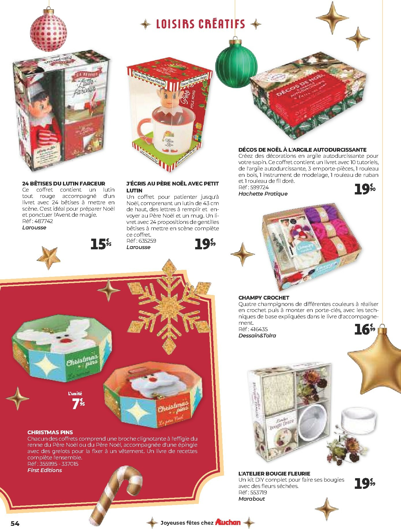 auchan - Catalogue Auchan - Un Noël d'histoires et d'émotions valable du 05/11 au 24/12 - page: 54