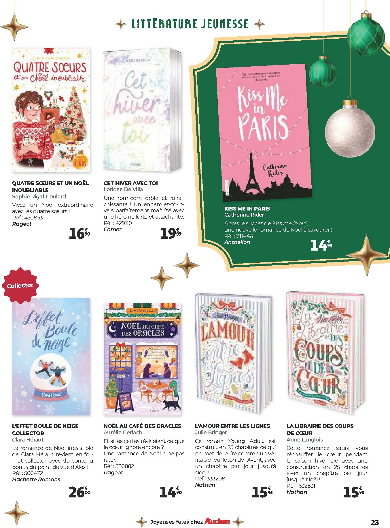 auchan - Catalogue Auchan - Un Noël d'histoires et d'émotions valable du 05/11 au 24/12 - page: 23