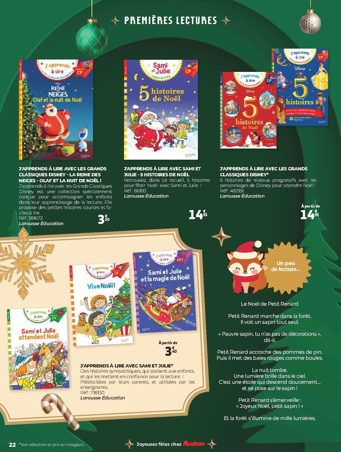 auchan - Catalogue Auchan - Un Noël d'histoires et d'émotions valable du 05/11 au 24/12 - page: 22