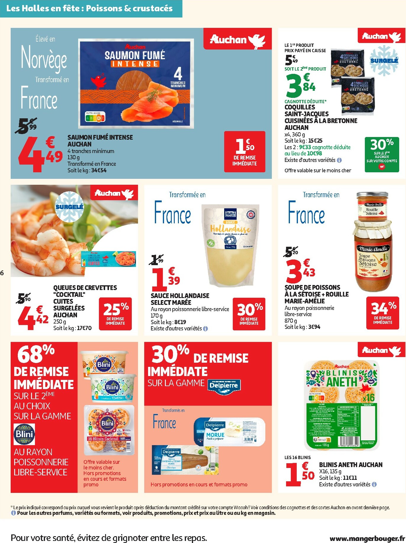 auchan - Catalogue Auchan Supermarché - 25 JOURS AUCHAN, ça continue dans votre super valable du 04/11 au 16/11 - page: 6