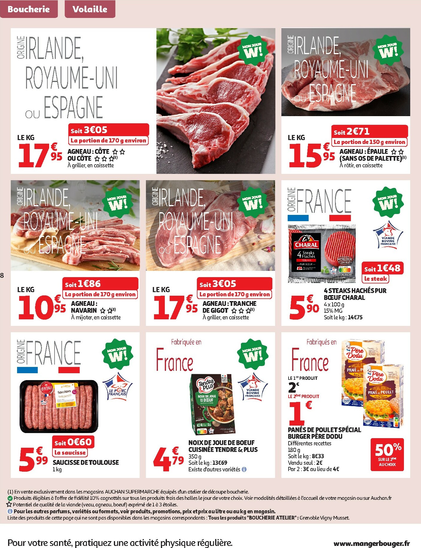 auchan - Catalogue Auchan Supermarché - 25 JOURS AUCHAN, ça continue dans votre super valable du 04/11 au 16/11 - page: 8
