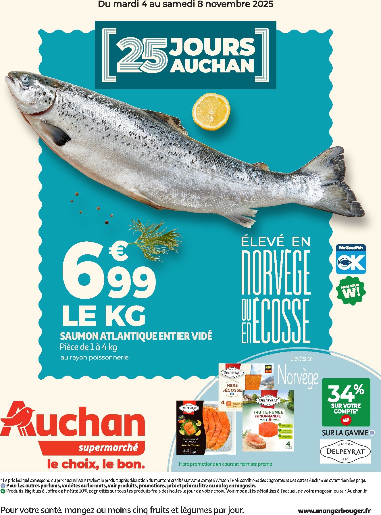 auchan - Catalogue Auchan Supermarché - 25 JOURS AUCHAN, ça continue dans votre super valable du 04/11 au 16/11