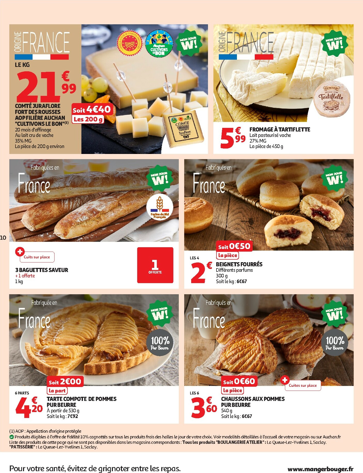 auchan - Catalogue Auchan Supermarché - 25 JOURS AUCHAN, ça continue dans votre super valable du 04/11 au 16/11 - page: 10