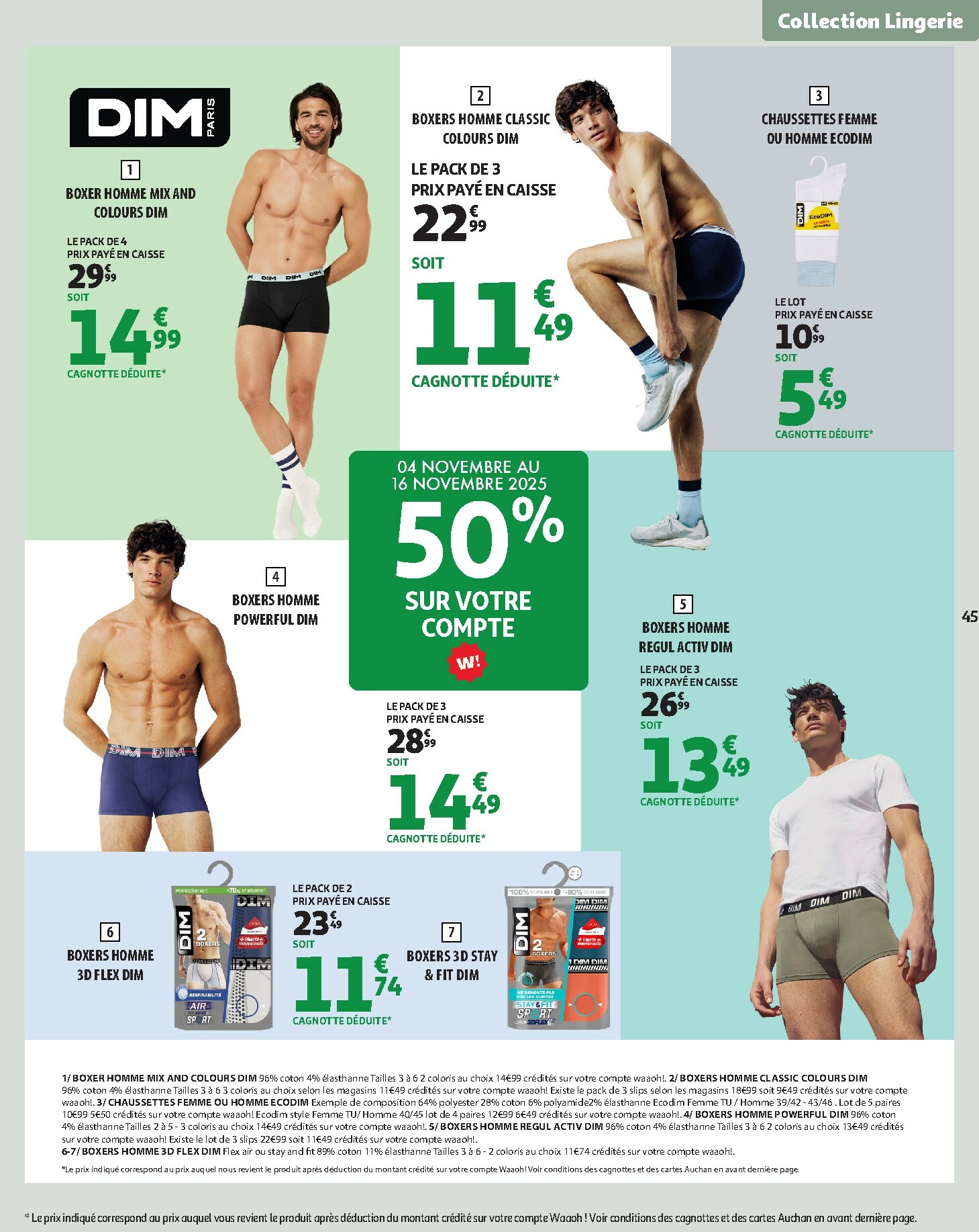 auchan - Catalogue Auchan - 25 JOURS AUCHAN, ça continue valable du 04/11 au 16/11 - page: 45