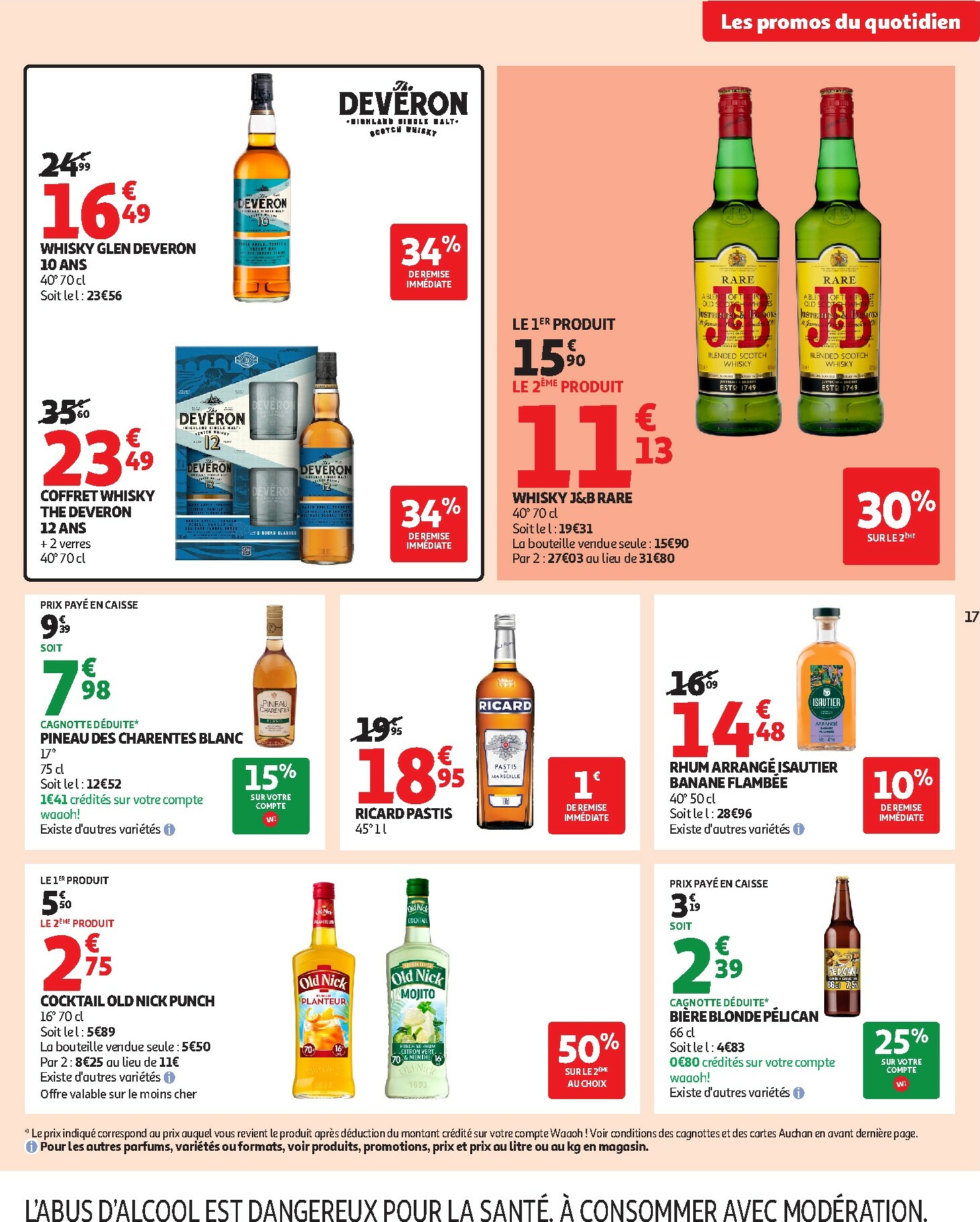 auchan - Catalogue Auchan - 25 JOURS AUCHAN, ça continue valable du 04/11 au 16/11 - page: 17
