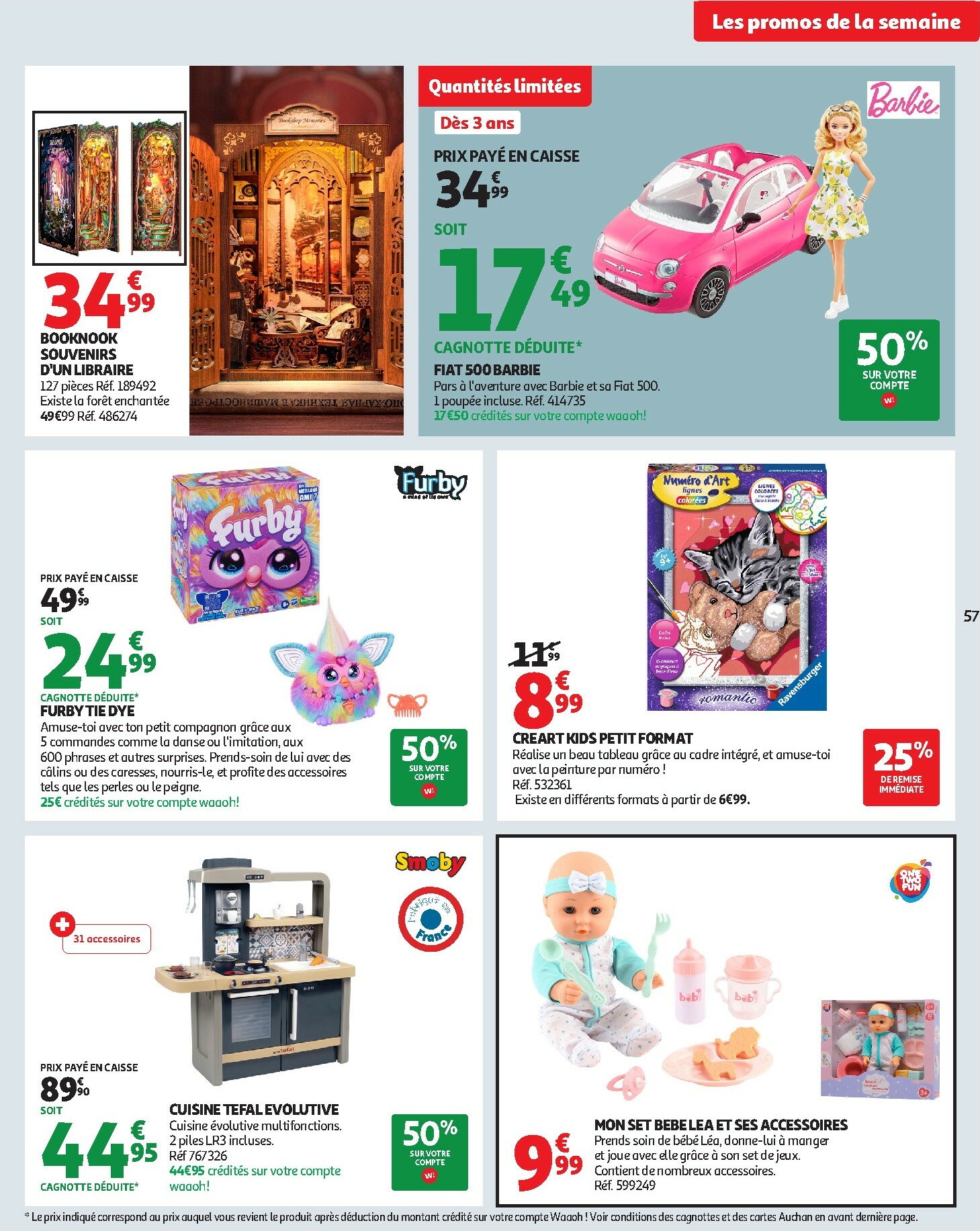 auchan - Catalogue Auchan - 25 JOURS AUCHAN, ça continue valable du 04/11 au 16/11 - page: 57