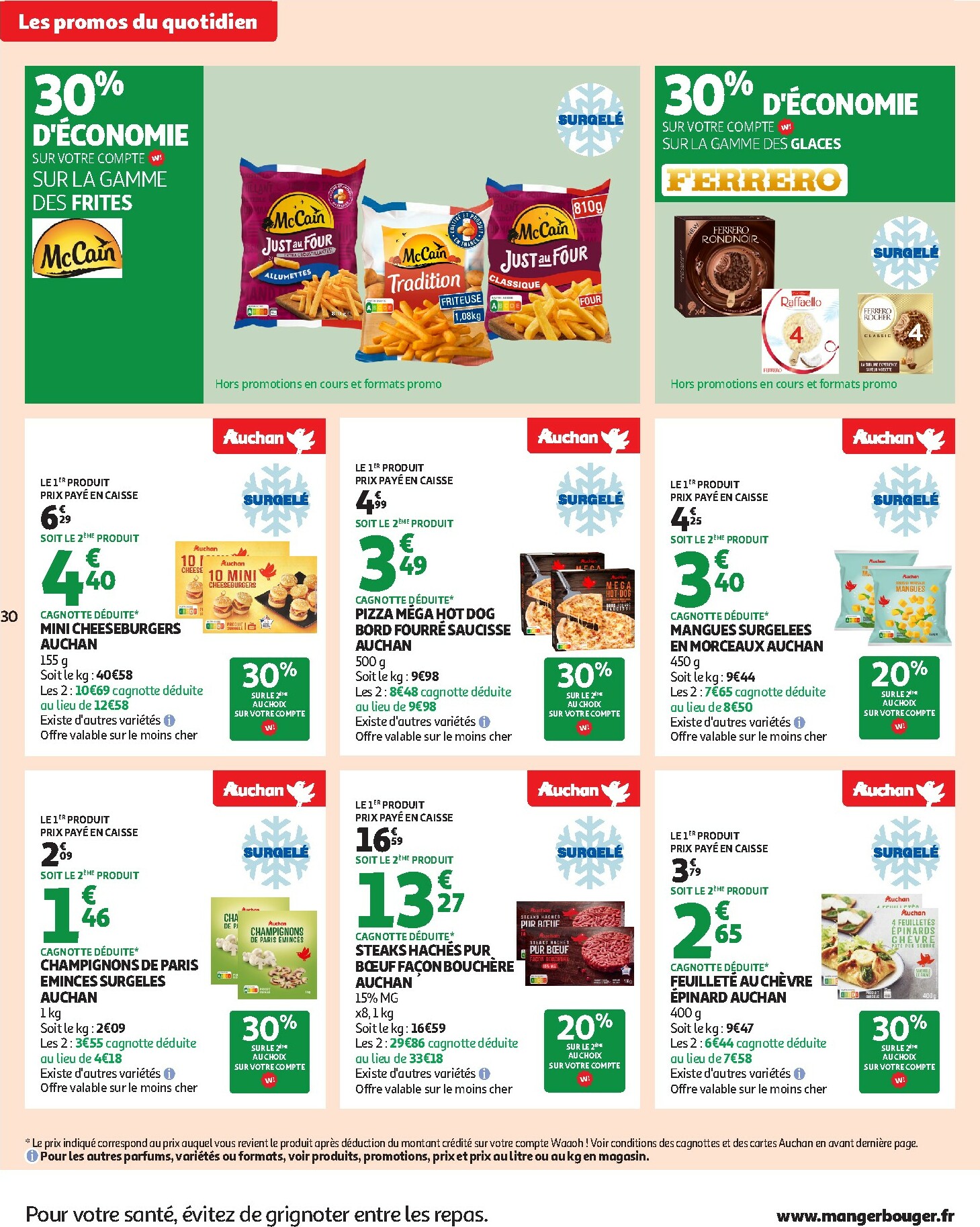auchan - Catalogue Auchan - 25 JOURS AUCHAN, ça continue valable du 04/11 au 16/11 - page: 30