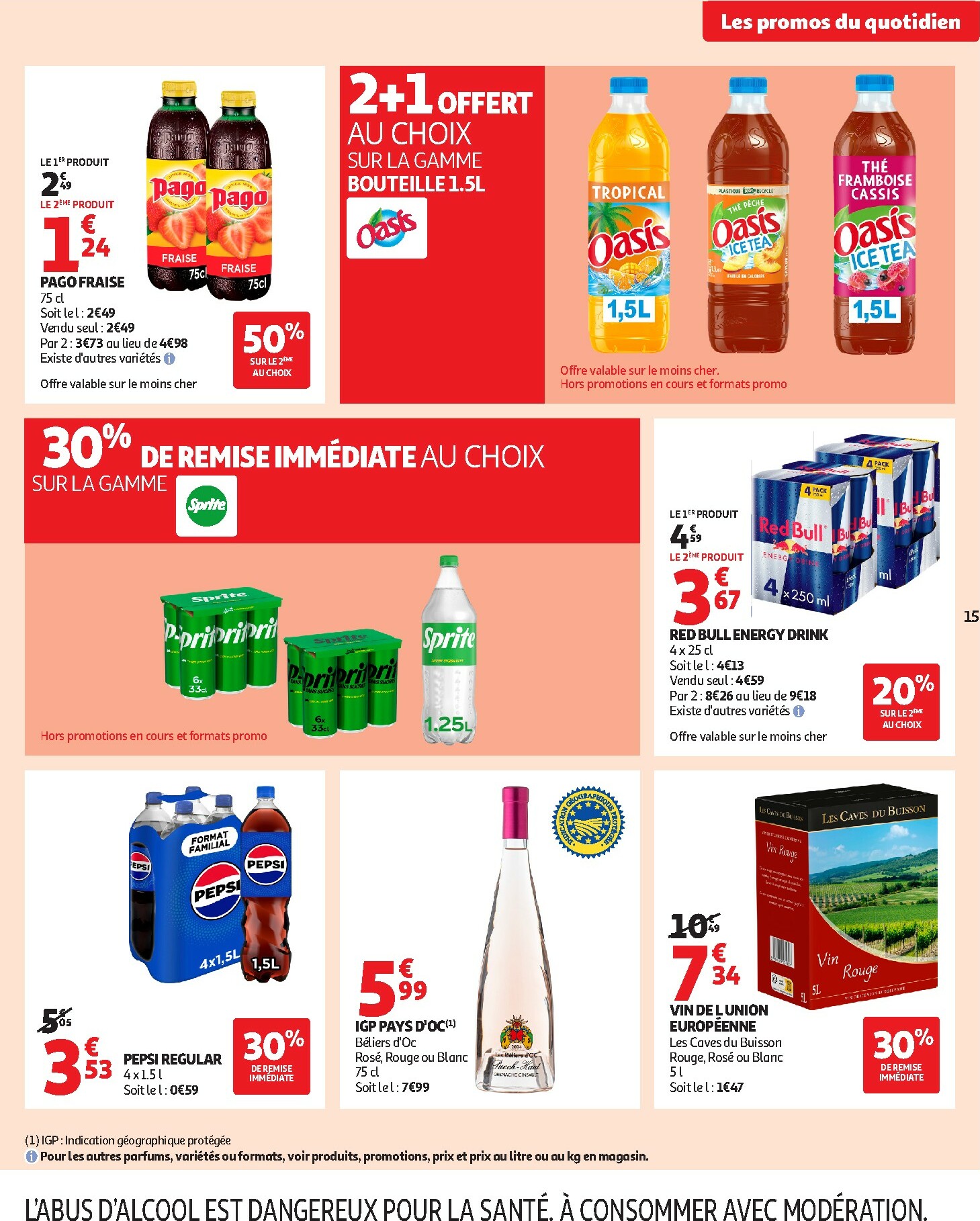auchan - Catalogue Auchan - 25 JOURS AUCHAN, ça continue valable du 04/11 au 16/11 - page: 15