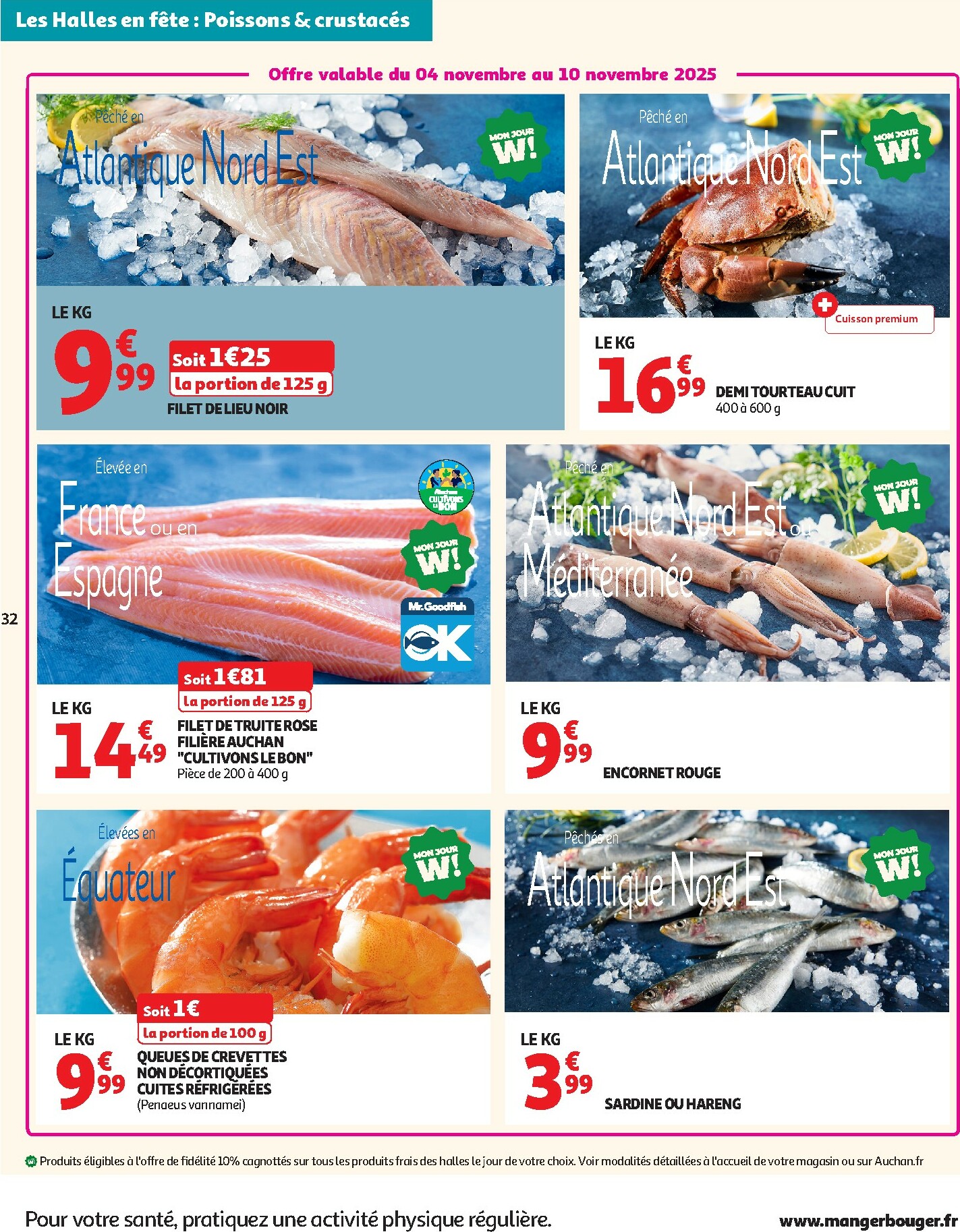 auchan - Catalogue Auchan - 25 JOURS AUCHAN, ça continue valable du 04/11 au 16/11 - page: 32