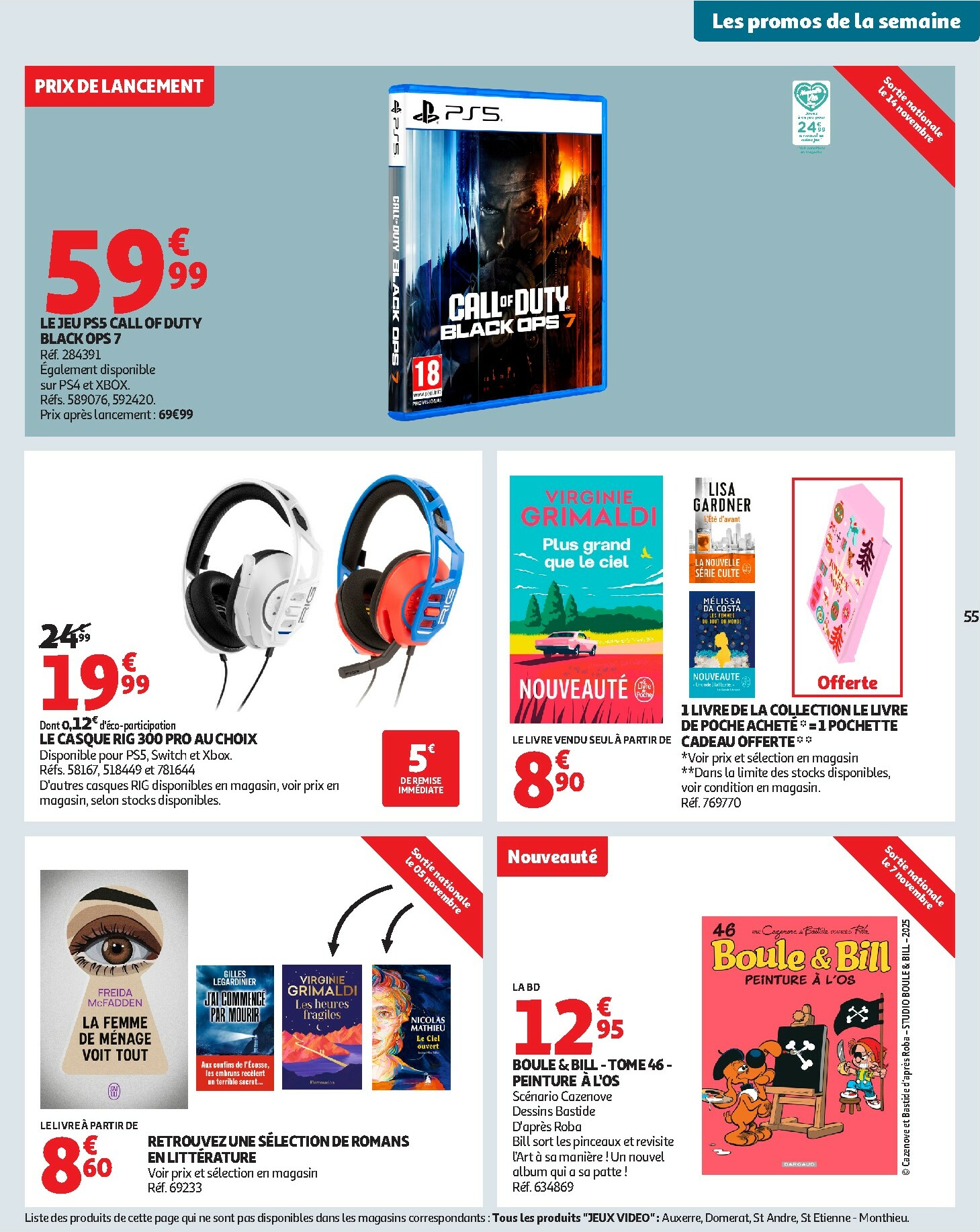 auchan - Catalogue Auchan - 25 JOURS AUCHAN, ça continue valable du 04/11 au 16/11 - page: 55