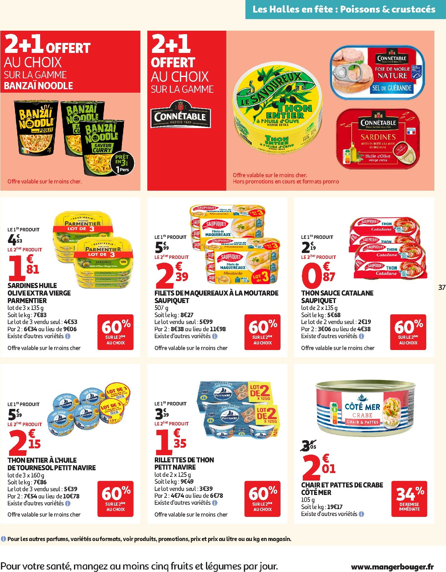 auchan - Catalogue Auchan - 25 JOURS AUCHAN, ça continue valable du 04/11 au 16/11 - page: 37