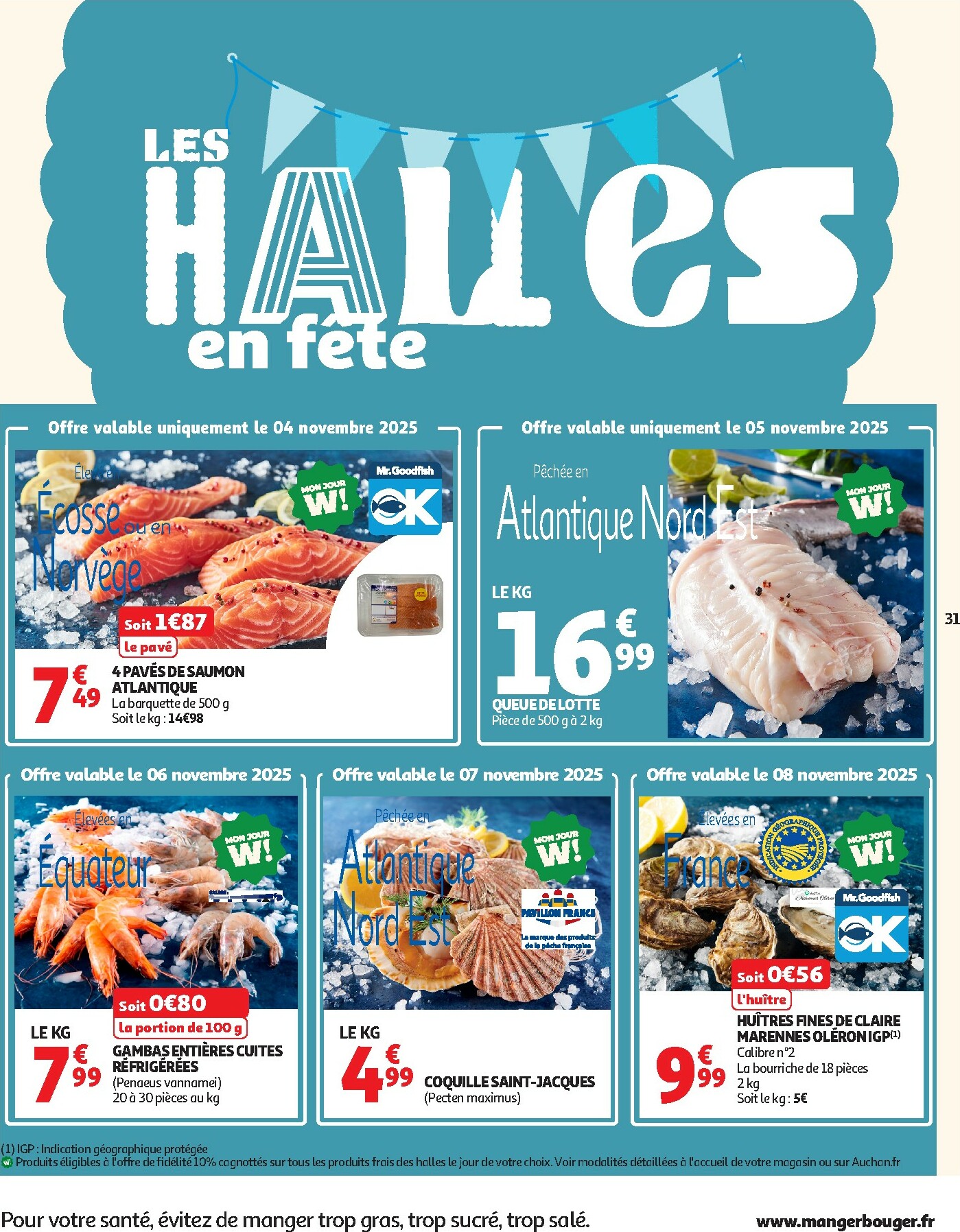 auchan - Catalogue Auchan - 25 JOURS AUCHAN, ça continue valable du 04/11 au 16/11 - page: 31