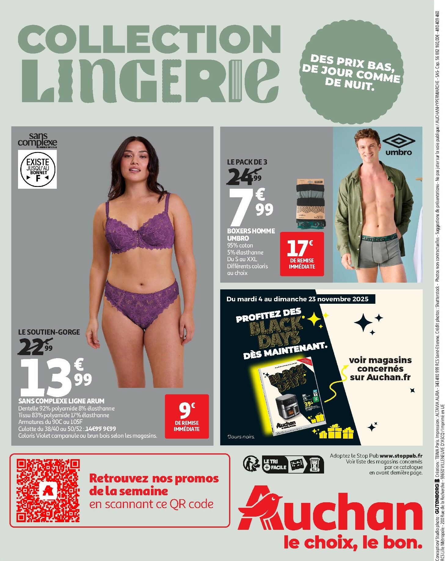 auchan - Catalogue Auchan - 25 JOURS AUCHAN, ça continue valable du 04/11 au 16/11 - page: 60