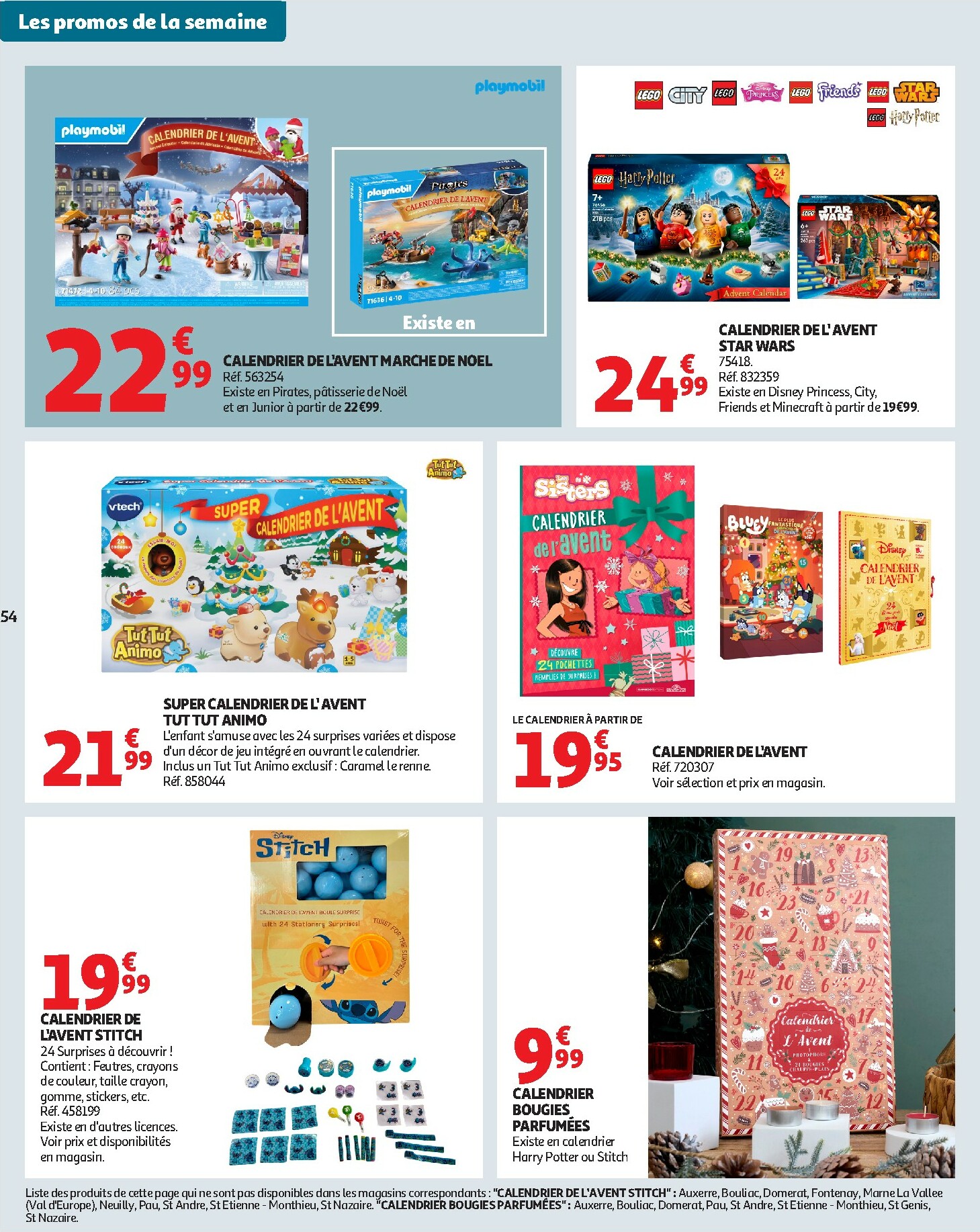auchan - Catalogue Auchan - 25 JOURS AUCHAN, ça continue valable du 04/11 au 16/11 - page: 54