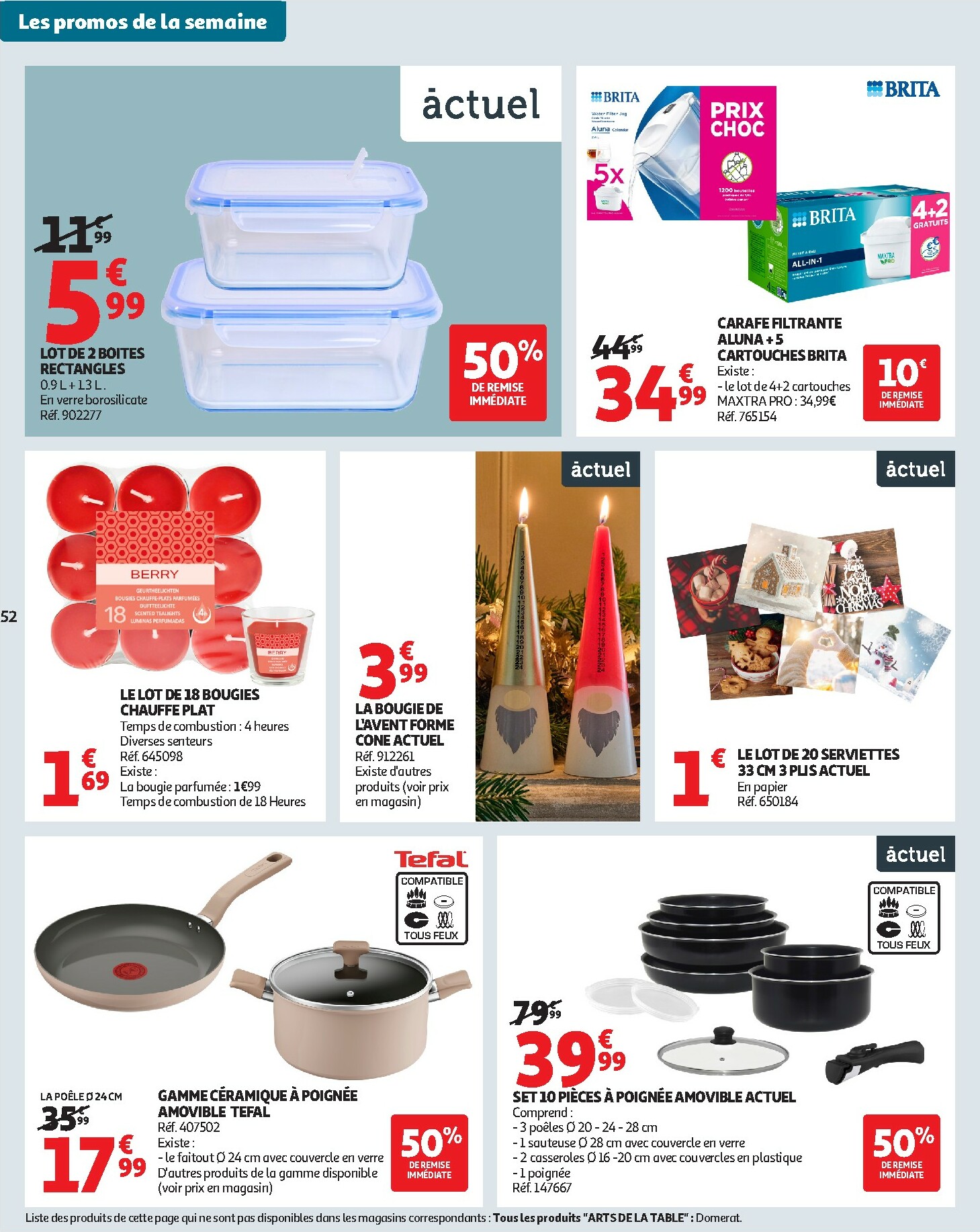 auchan - Catalogue Auchan - 25 JOURS AUCHAN, ça continue valable du 04/11 au 16/11 - page: 52