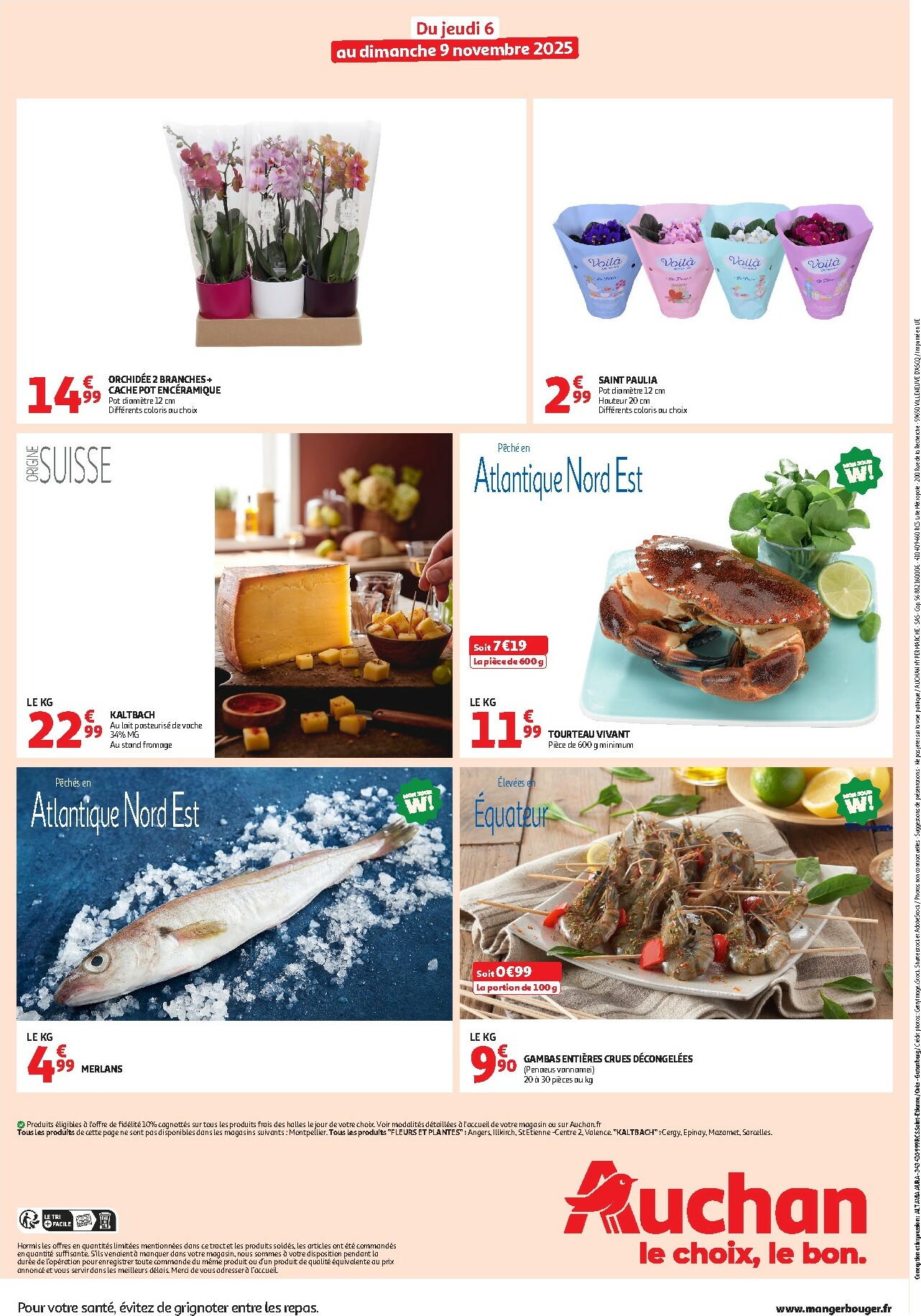 auchan - Catalogue Auchan - Les bons plans du week-end dans votre hyper valable du 06/11 au 09/11 - page: 2