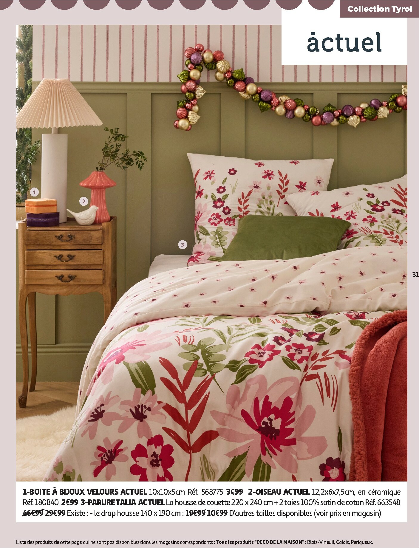 auchan - Catalogue Auchan - Bon Noël et Bonnes Affaires : Sélection déco valable du 12/11 au 24/12 - page: 31