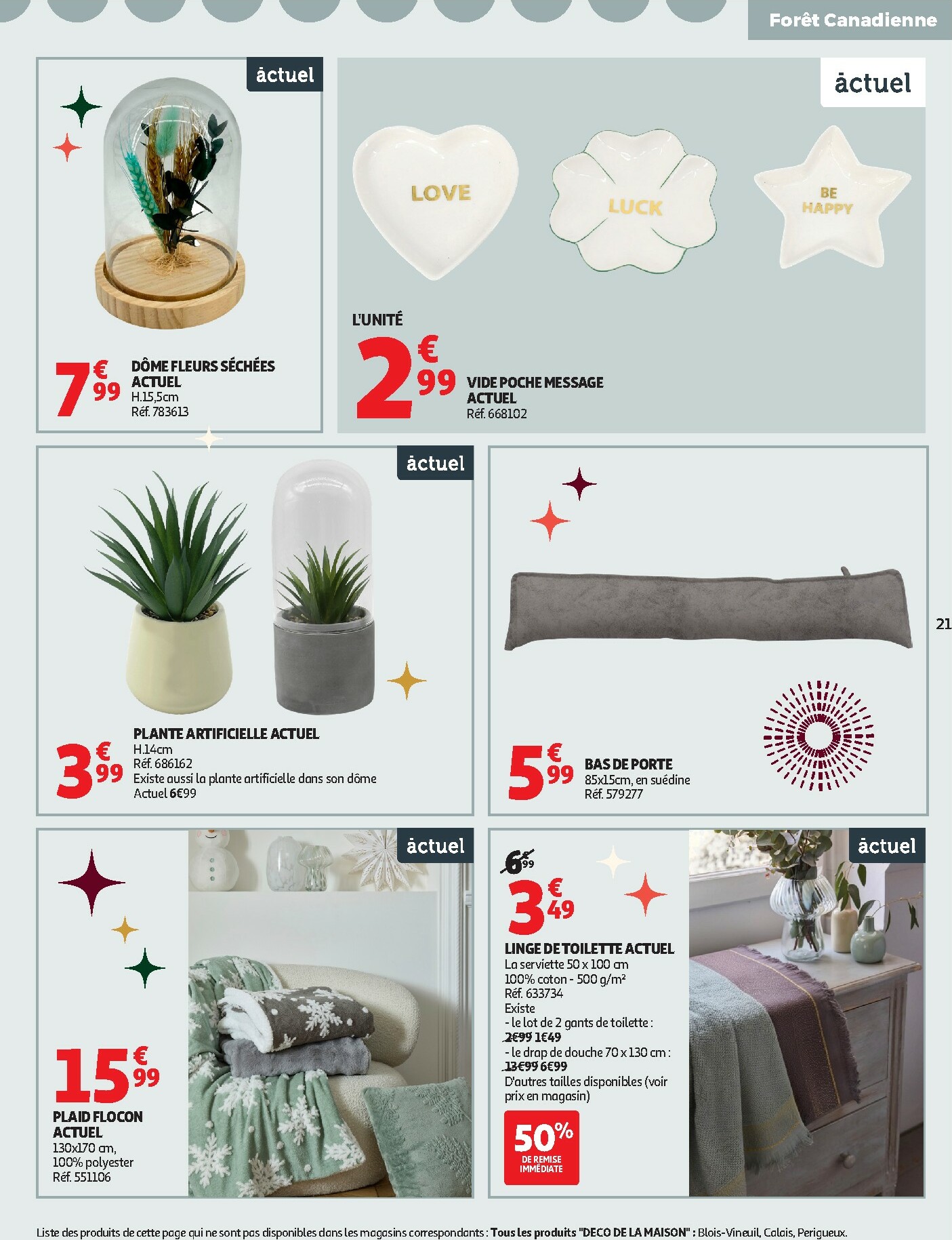 auchan - Catalogue Auchan - Bon Noël et Bonnes Affaires : Sélection déco valable du 12/11 au 24/12 - page: 21
