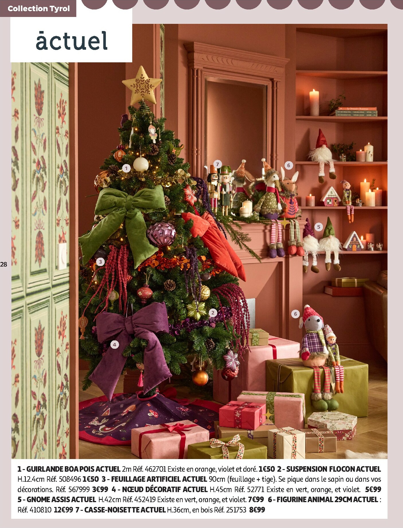 auchan - Catalogue Auchan - Bon Noël et Bonnes Affaires : Sélection déco valable du 12/11 au 24/12 - page: 28