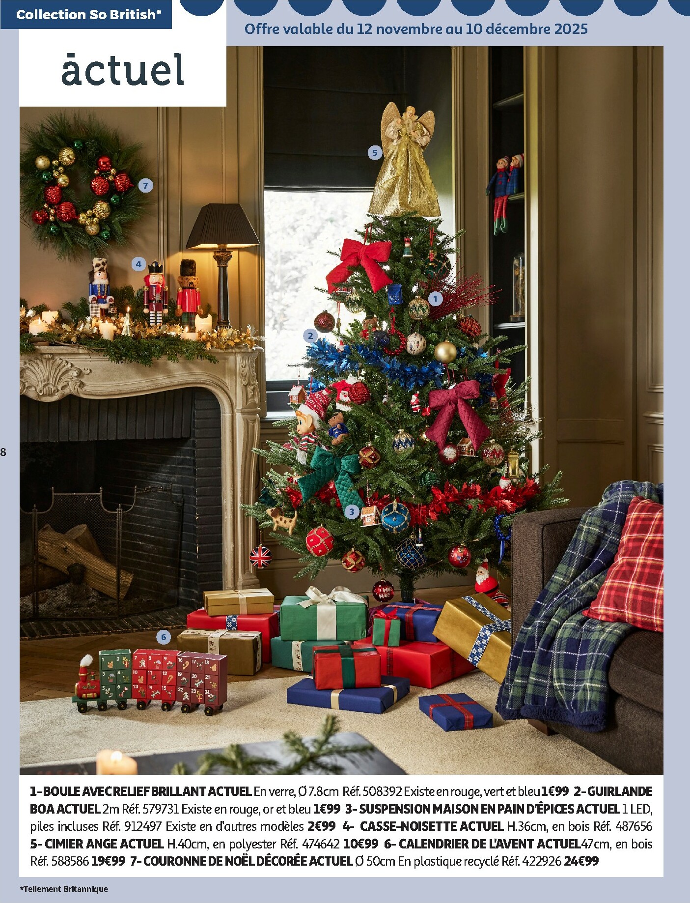 auchan - Catalogue Auchan - Bon Noël et Bonnes Affaires : Sélection déco valable du 12/11 au 24/12 - page: 8