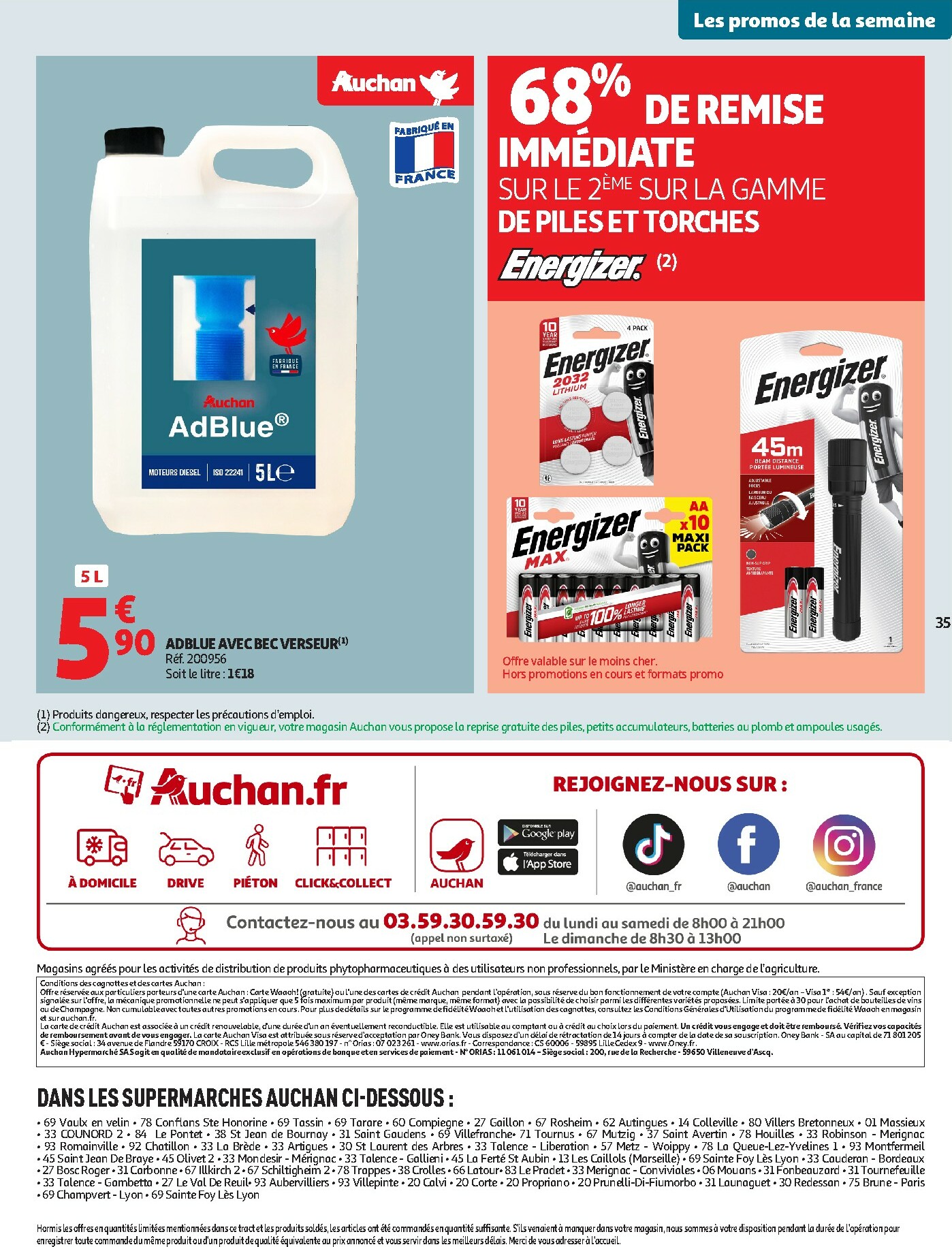 auchan - Catalogue Auchan supermarché valable du 12/11 au 22/11 - page: 35