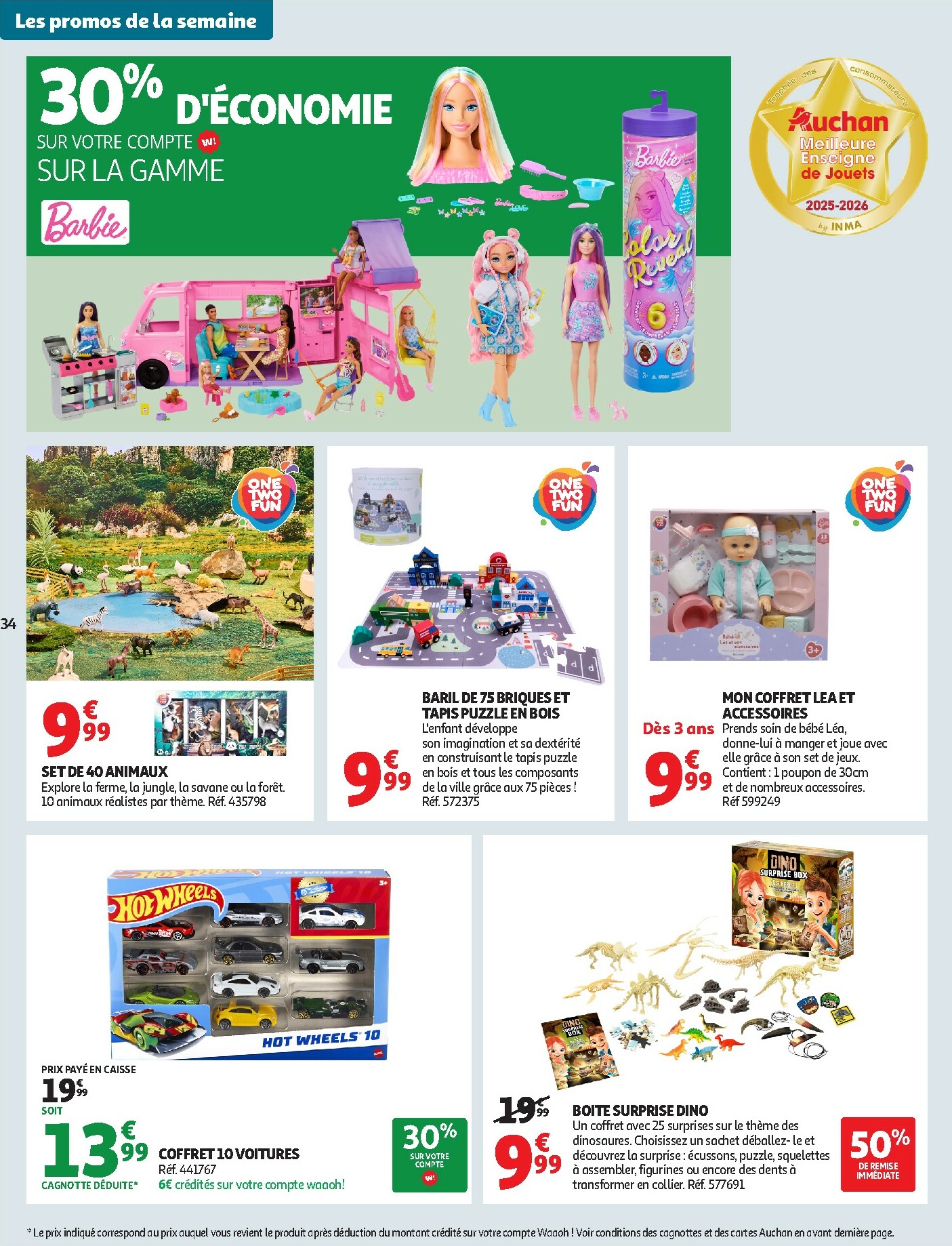 auchan - Catalogue Auchan supermarché valable du 12/11 au 22/11 - page: 34