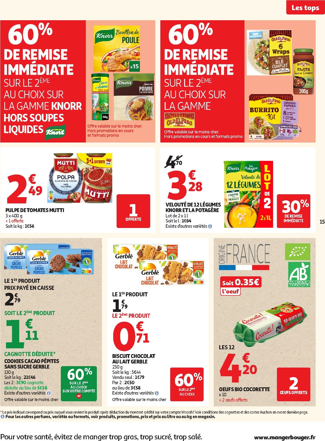 auchan - Catalogue Auchan supermarché valable du 12/11 au 22/11 - page: 15